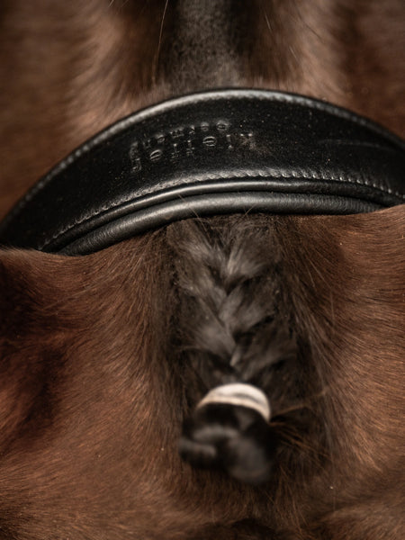 Kieffer Sue Ultrasoft Snaffle Bridle, Crystal Browband