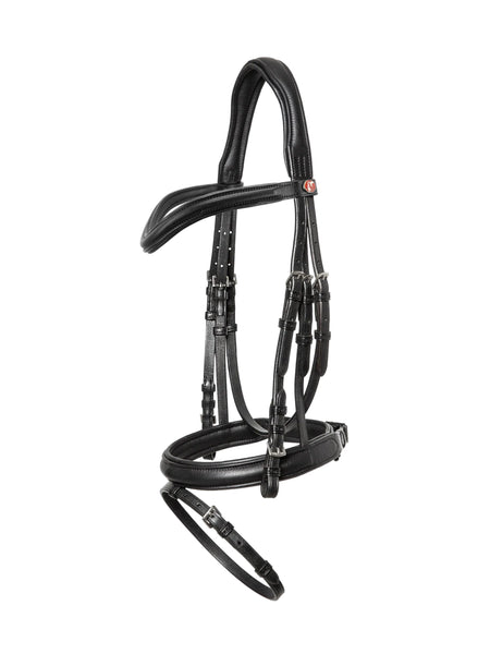 Kieffer Haflinger Ultrasoft Snaffle Bridle, Raised Browband