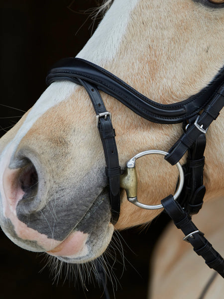Kieffer Ilona Snaffle Bridle, light Swarovski® Crystals