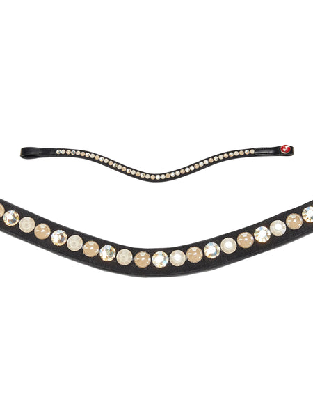 Kieffer Ilona Snaffle Bridle, light Swarovski® Crystals