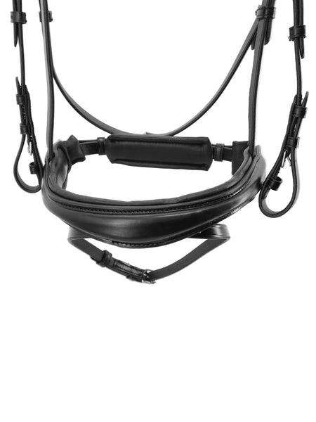 Kieffer Perseus Snaffle Bridle Crank flash, raised leather browband
