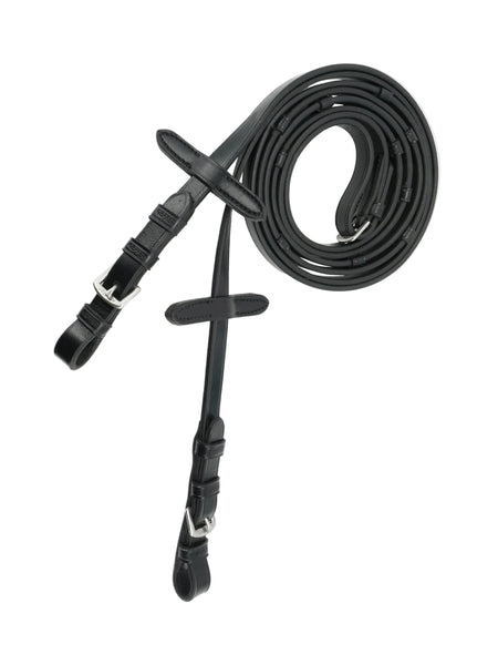 Kieffer Leather Reins, 16mm, with Grip Stops