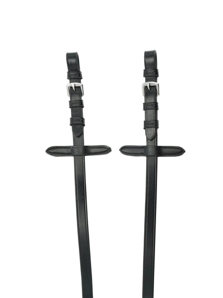 Kieffer Leather Reins, 16mm, with Grip Stops
