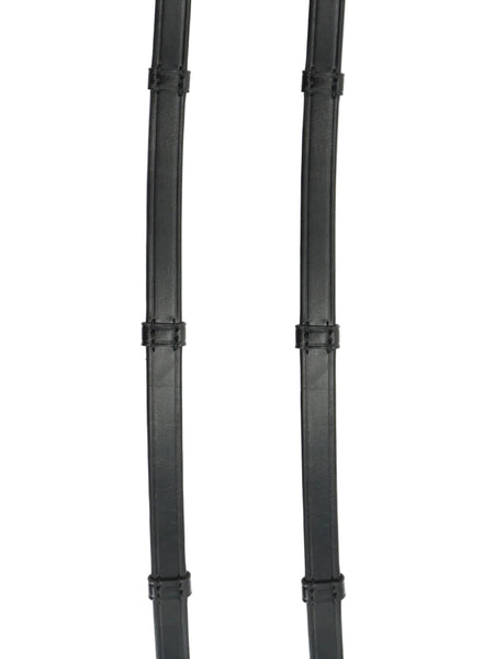 Kieffer Leather Reins, 16mm, with Grip Stops