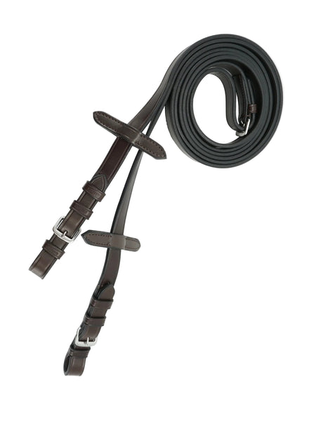 Kieffer Leather Reins, 19 MM, Without Grip Stops