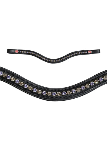 Kieffer Flexiloop Purple Crystal Browband