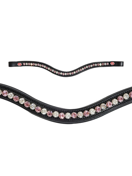 Kieffer Flexiloop Large Rose Crystals Browband