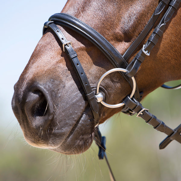 Kieffer Lea Snaffle Bridle