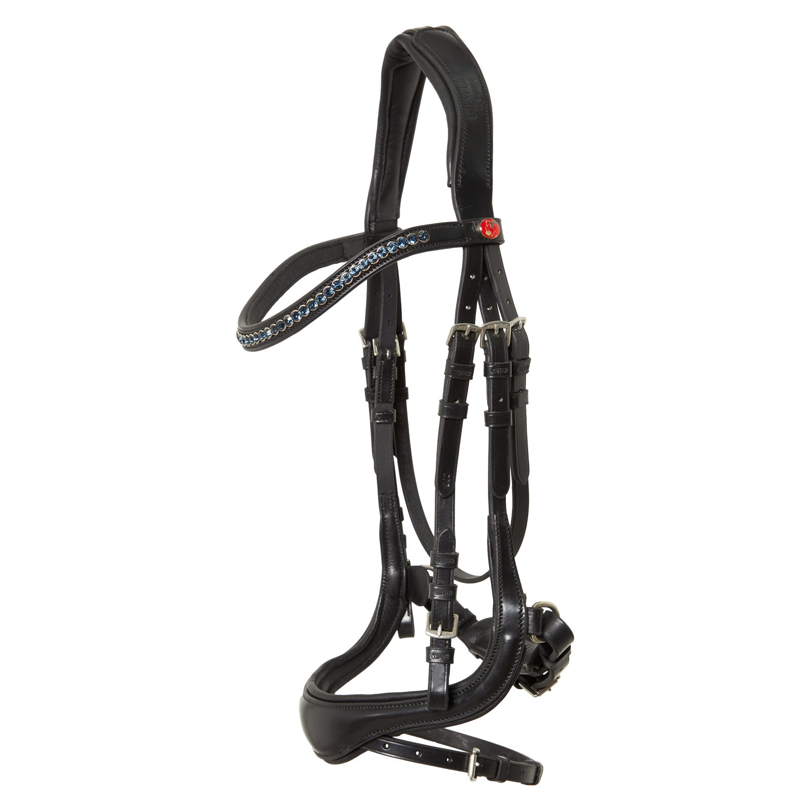 CHALLENGER Western Barrel Racing Rein - 8ft Laced Leather Single Rein With Snaps