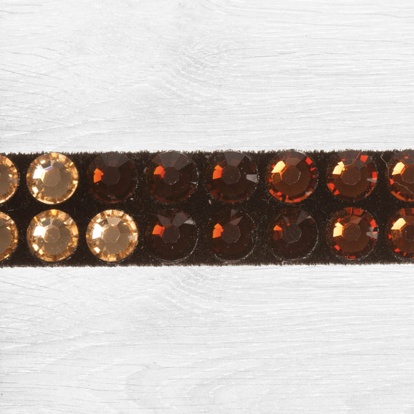 Magic Tack Double Swarovski Crystal Browband