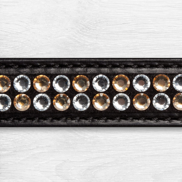 Magic Tack Double Swarovski Crystal Browband