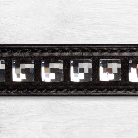 Magic Tack Swarovski Crystals Square Browband